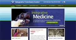 Desktop Screenshot of integrativeveterinarycenter.com